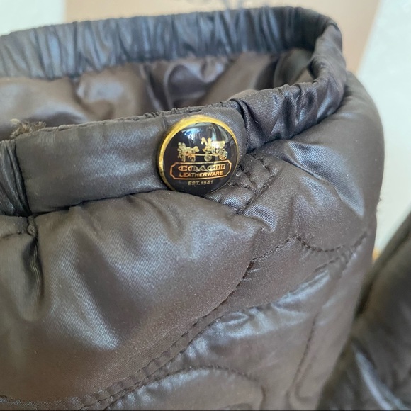 Coach Cantina Logo Wedge Moon Boots - Picture 11 of 14